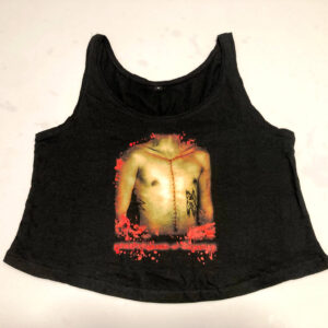 T-Shirt Crop Top Autopsy Women - Front