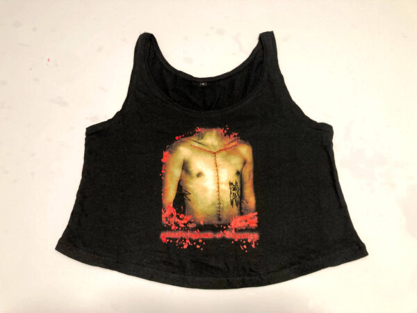 T-Shirt Crop Top Autopsy Women - Front