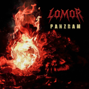 Artwork of the "panzram" single representing a fire in the dark